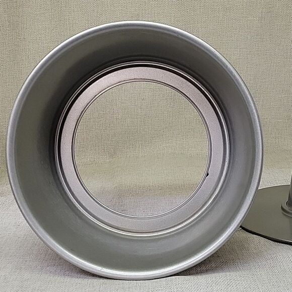 Angel Food Cake Pan Removable Center  10" Diameter Non Stick Two-Piece Pan - Picture 3 of 6